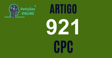 art 921 cpc planalto.